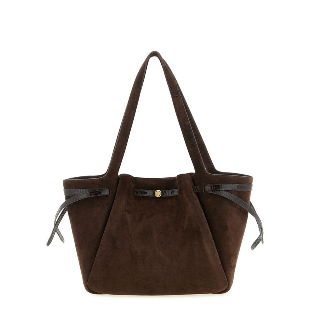 Tory Burch Brown Bovine Leather Tote Women's Bag
